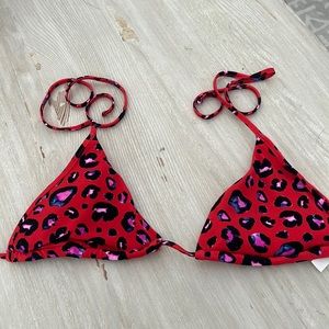 VS Leopard Bikini Top